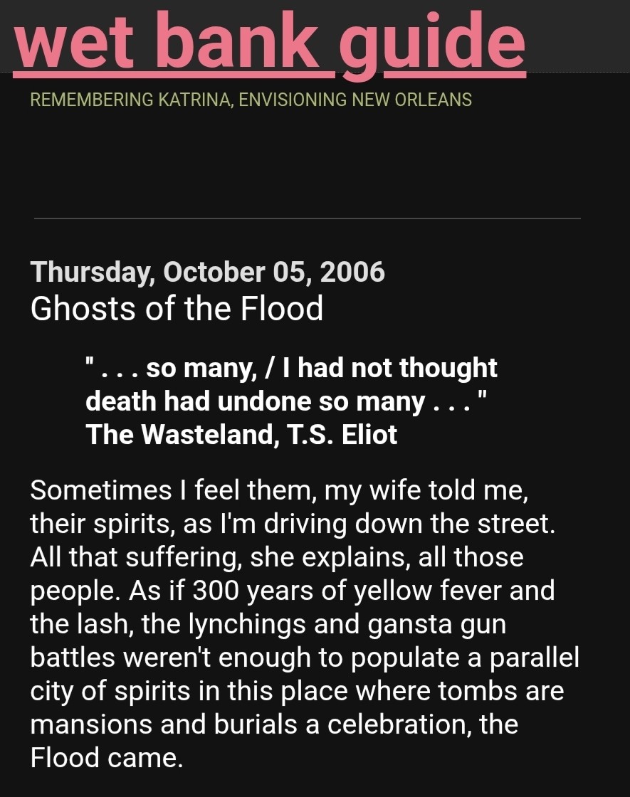 Ghosts of the&nbsp;Flood